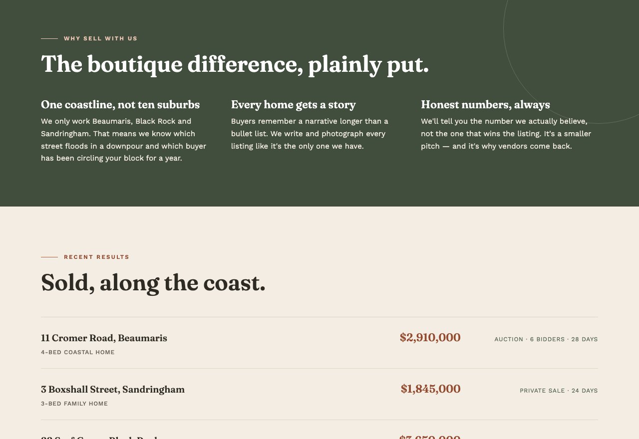 Coastal agency · concept — screenshot 3