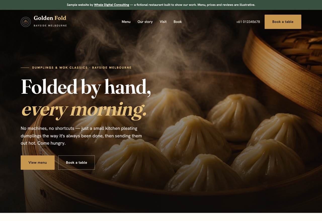 Dumpling house · concept — screenshot 1