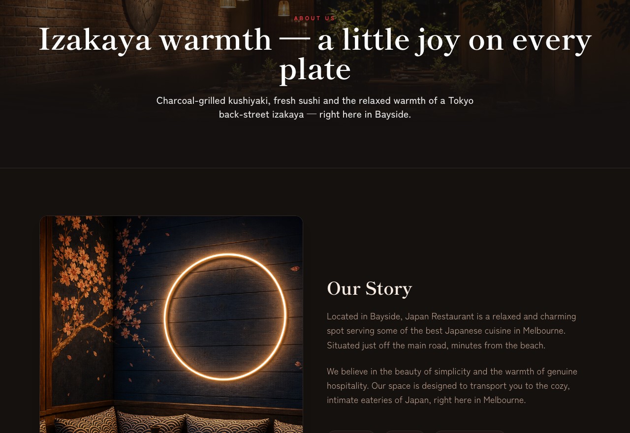 Japanese restaurant · concept — screenshot 3