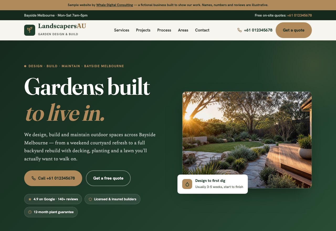 Landscaping · concept — screenshot 1