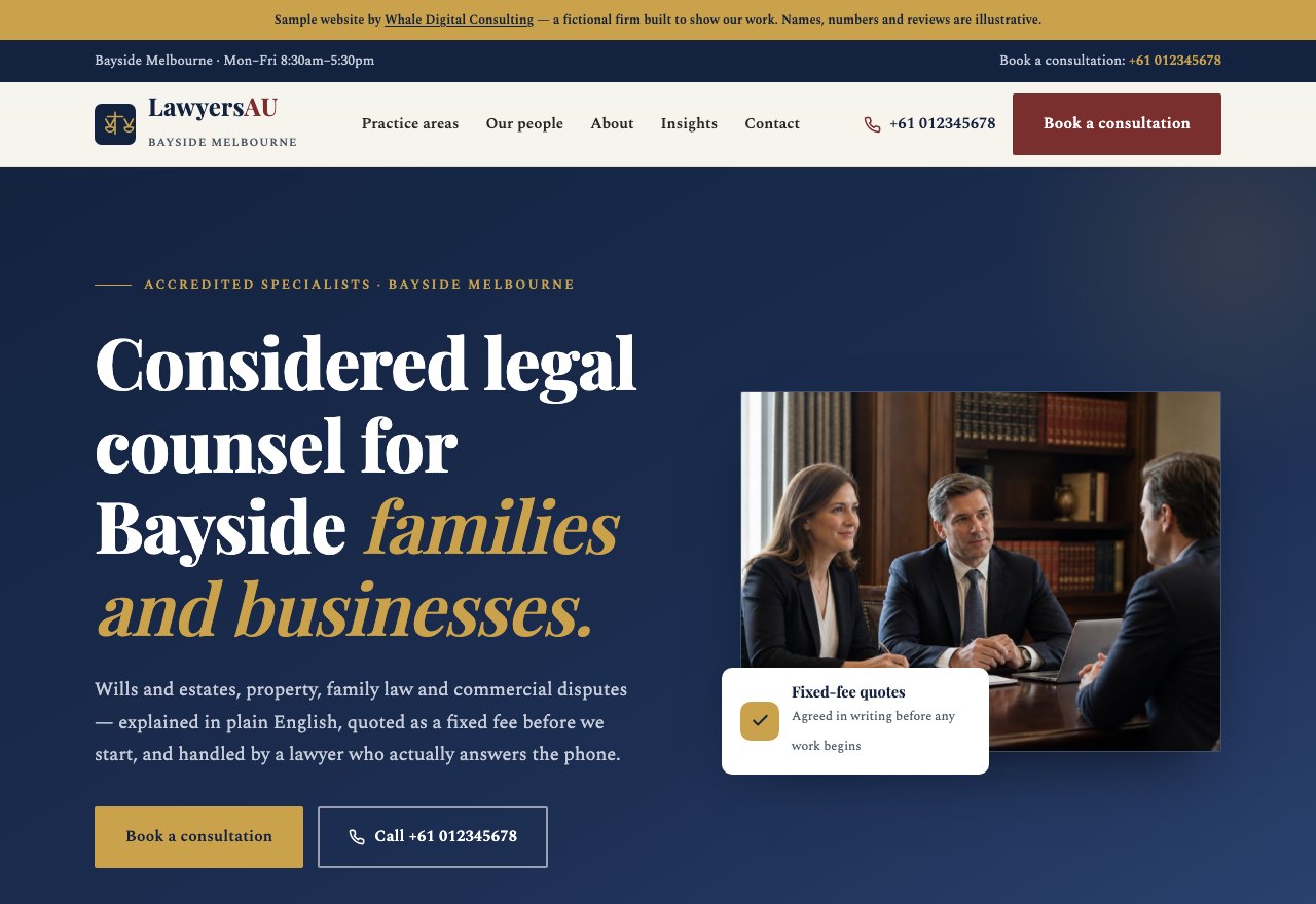 Law firm · concept — screenshot 1
