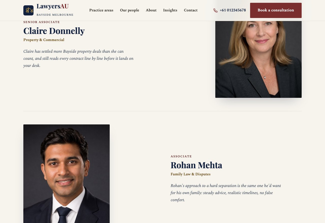 Law firm · concept — screenshot 3
