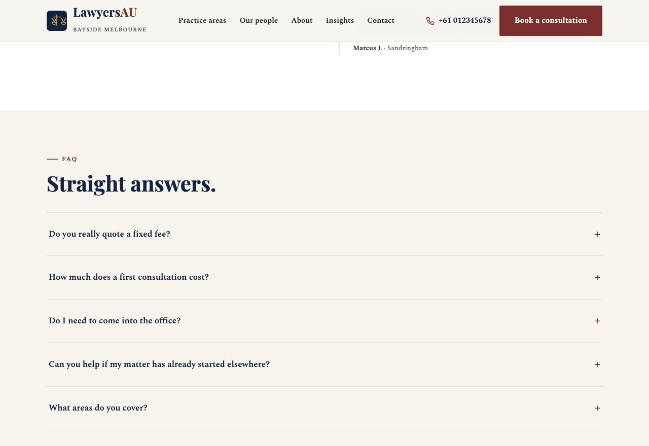 Law firm · concept — screenshot 4