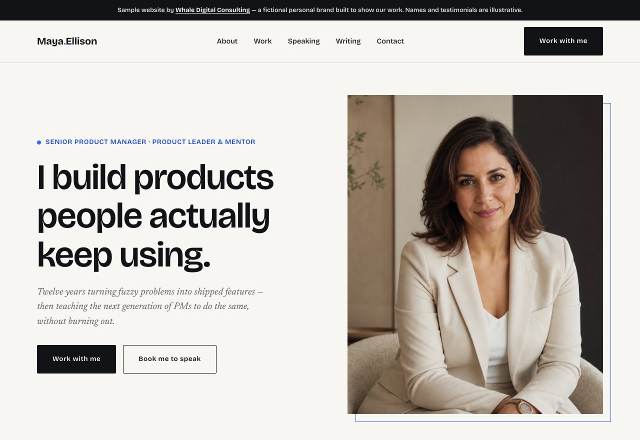 Personal brand · concept — screenshot 1