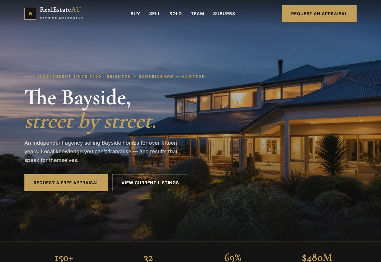 Real estate agency · concept — screenshot 1