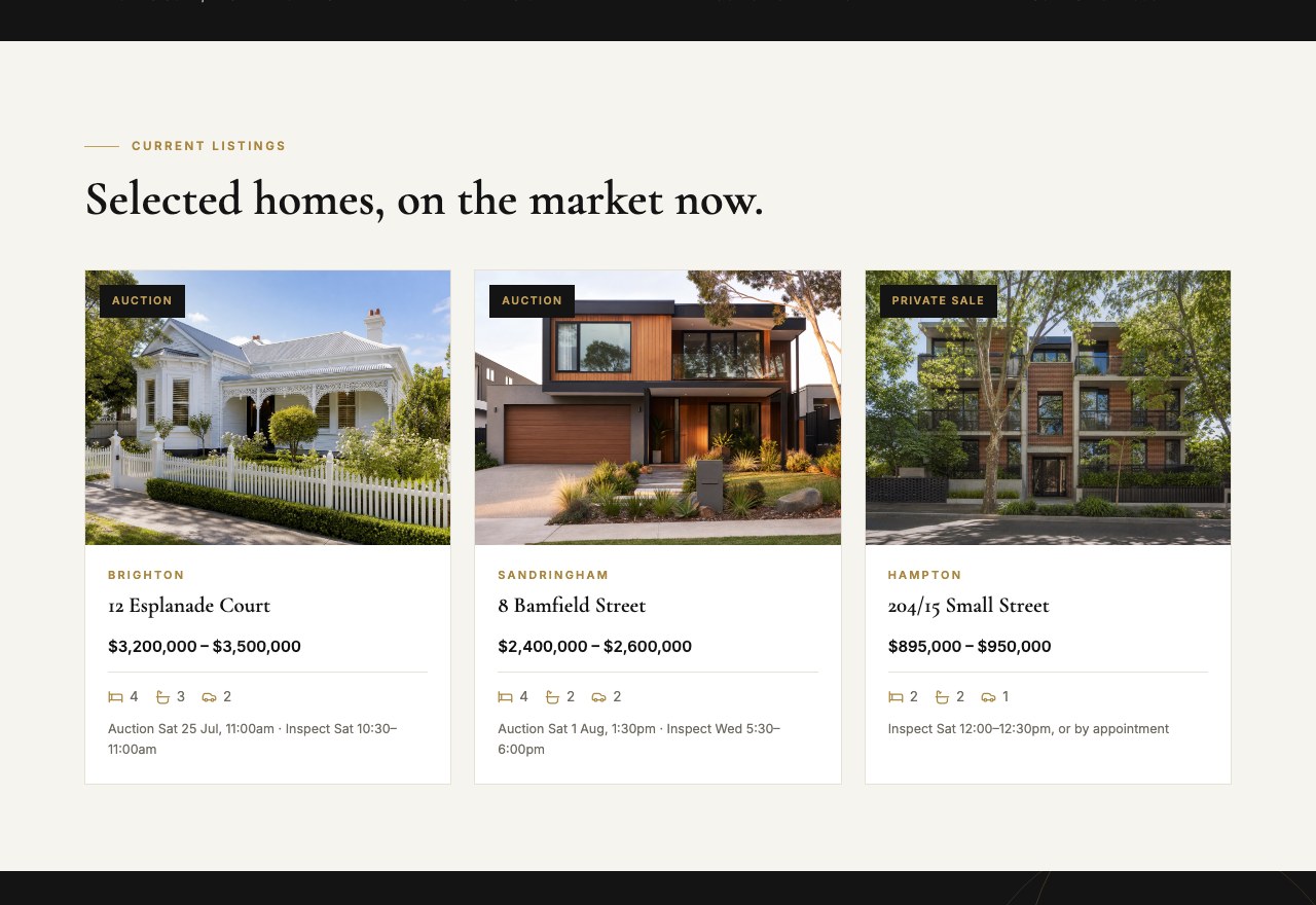 Real estate agency · concept — screenshot 2