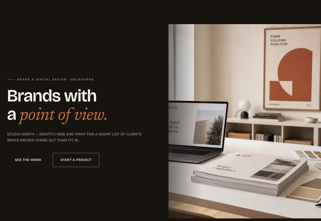 Design studio · concept — screenshot 1