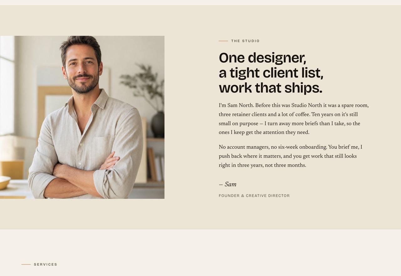 Design studio · concept — screenshot 3